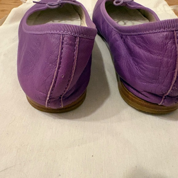 Repetto Lilac Ballet Flats with Bow - Picture 5 of 7